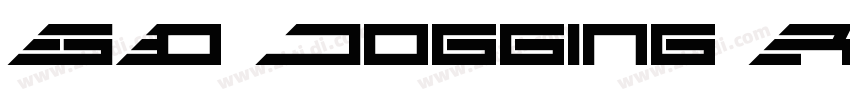 GO Jogging Regular字体转换